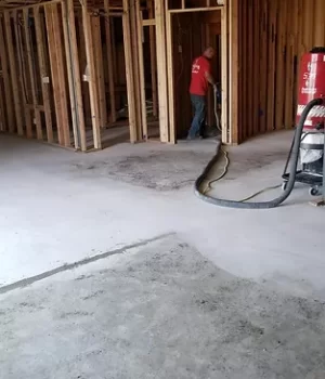 Preparing new floor